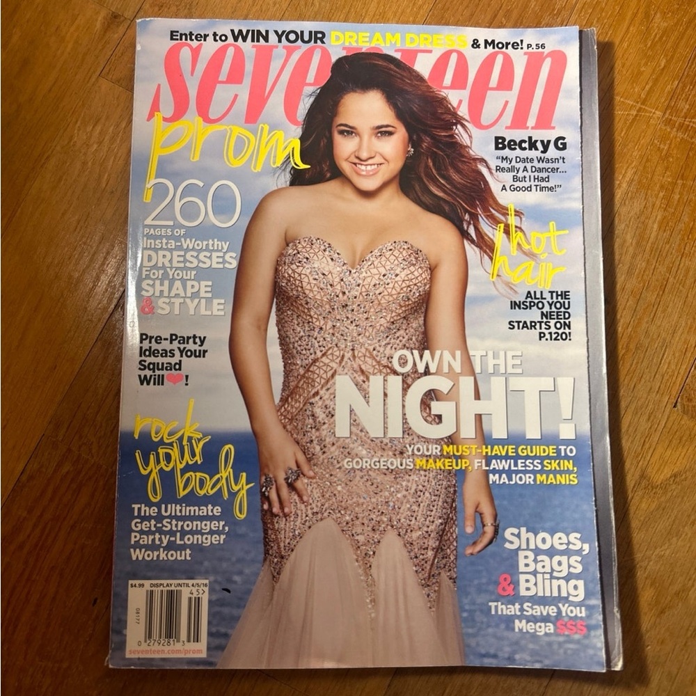 Becky G Seventeen Prom Edition Magazine
